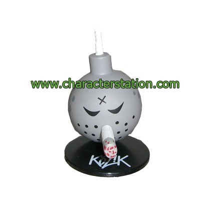 Figur Toy2R Mini Bomb Gray by Kozik (No box) Geneva Store Switzerland