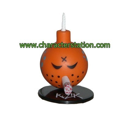 Figur Toy2R Mini Bomb Orange by Kozik (No box) Geneva Store Switzerland