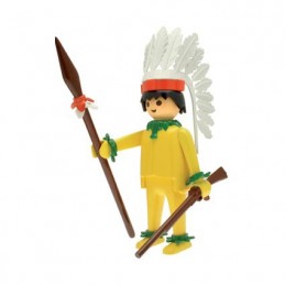 Figur Plastoy Playmobil Nostalgia Indian Chief 25 cm Geneva Store Switzerland