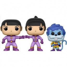 Figurine Funko Pop SDCC 2017 Wonder Twins 3-pack Zan, Jayna & Gleek Edition Limitée Boutique Geneve Suisse