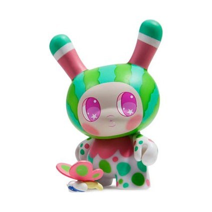 Figur Kidrobot Designer Toy Awards Dunny Watermelon Mango by So Youn Lee Geneva Store Switzerland