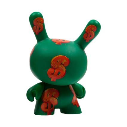 Figur Kidrobot Dunny Series 2 Dollar Sign by the Andy Warhol Fondation Geneva Store Switzerland