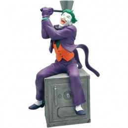 Figur Plastoy 28 cm Joker on a Safe Collector Money Box Geneva Store Switzerland