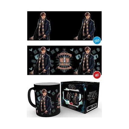 Figur Hole in the Wall Fantastic Beasts Newt Scamander Heat Change Mug Geneva Store Switzerland