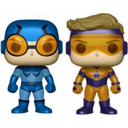 Figurine Funko Pop Métallique DC Heroes Blue Beetle et Booster Gold 2 Pack Edition Limitée Boutique Geneve Suisse