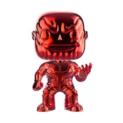 Figur Funko Pop Avengers Infinity War Thanos Red Chrome Limited Edition Geneva Store Switzerland