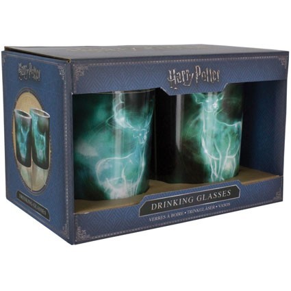 Figuren Paladone Harry Potter Patronus Drinking Glasses (2 stk) Genf Shop Schweiz