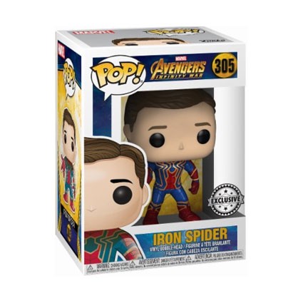 funko pop iron spider unmasked