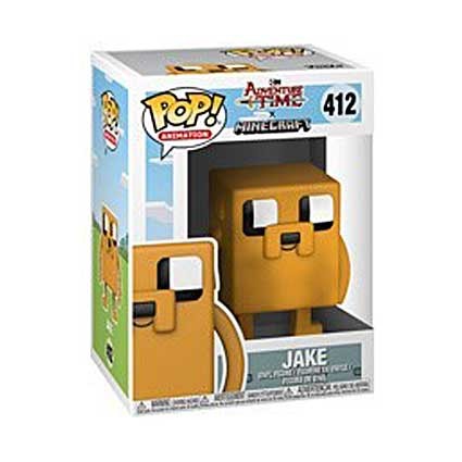 Figurine Pop Cartoons Adventure Time Minecraft Jake Funko 