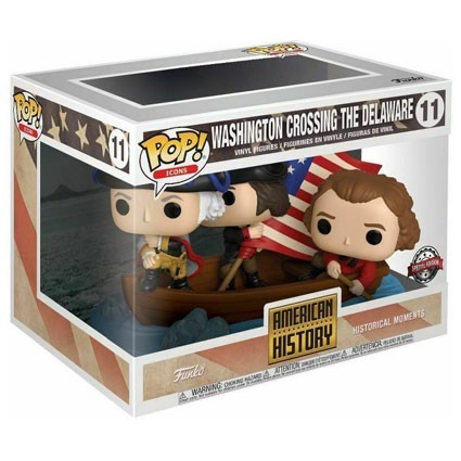 Figurine Funko Pop Movie Moment American History George Washington Delaware Edition Limitée Boutique Geneve Suisse