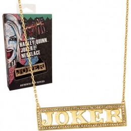 Figurine Noble Collection DC Comics Réplique Collier Joker de Harley Quinn Boutique Geneve Suisse