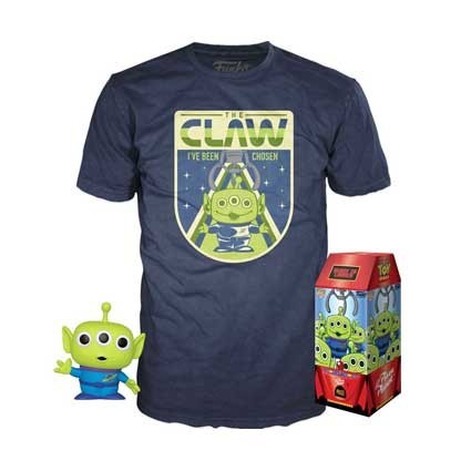 Figur Funko Pop Glow in the Dark and T-shirt Toy Story The Claw Limited Edition Geneva Store Switzerland