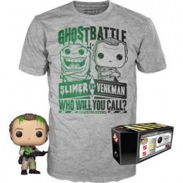 Figur Funko Pop and T-shirt SOS Ghostbusters Dr. Peter Venkman Limited Edition Geneva Store Switzerland