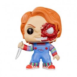 Figurine Funko Pop Child's Play Chucky Half Battle Damaged Edition Limitée Boutique Geneve Suisse