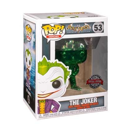 Figur Funko Pop Batman Arkham Asylum The Joker Green Chrome Limited Edition Geneva Store Switzerland