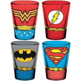 Figur GB eye DC Comics Set of 4 Shot Glasses Geneva Store Switzerland