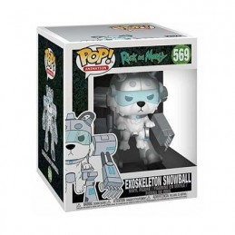 Figuren Funko Pop 15 cm Rick und Morty Snowball in Exoskeleton (Selten) Genf Shop Schweiz