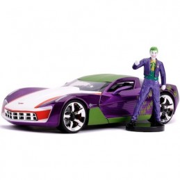 Figurine Jada Toys DC Comics Joker et 2009 Chevy Corvette Stingray métal Boutique Geneve Suisse