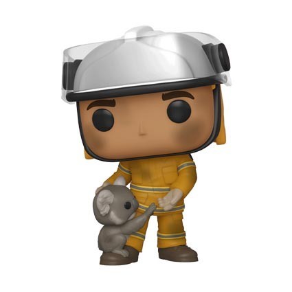 Figur Funko Pop RSPCA National Bushfire Appeal Bushfire Heroes Firefighter with Koala Limited Edition Geneva Store Switzerland