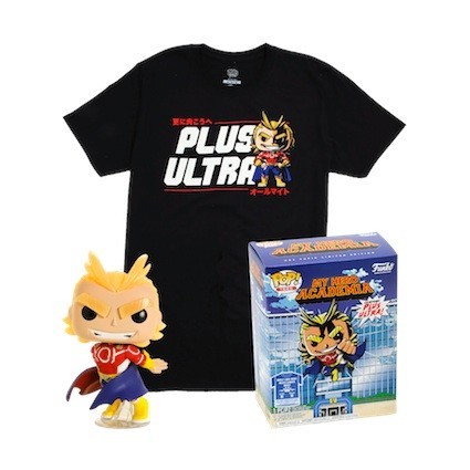 Figuren Funko Pop Phosphoreszierend und T-shirt My Hero Academia All Might Limitierte Auflage Genf Shop Schweiz