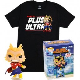 Figurine Funko Pop Phosphorescent et T-shirt My Hero Academia All Might Edition Limitée Boutique Geneve Suisse