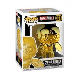 Figur Funko Pop Marvel Studios 10 Anniversary Captain America Chrome Limited Edition Geneva Store Switzerland