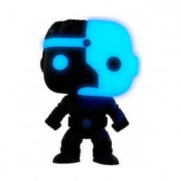 Figurine Funko Pop Phosphorescent DC Justice League Cyborg Silhouette Edition Limitée Boutique Geneve Suisse