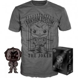 Figuren Funko Pop und T-shirt DC Comics The Joker Chrome Limitierte Auflage Genf Shop Schweiz