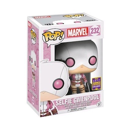 Figur Funko Pop SDCC 2017 Marvel Gwenpool with Selfie Stick Limited Edition Geneva Store Switzerland