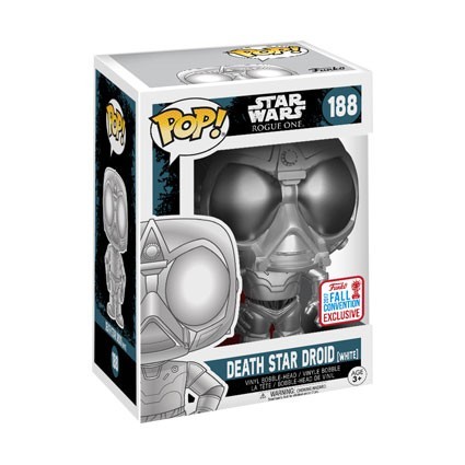 Figur Funko Pop NYCC 2017 Star Wars Rogue One Chromed Death Star Droid Limited Edition Geneva Store Switzerland