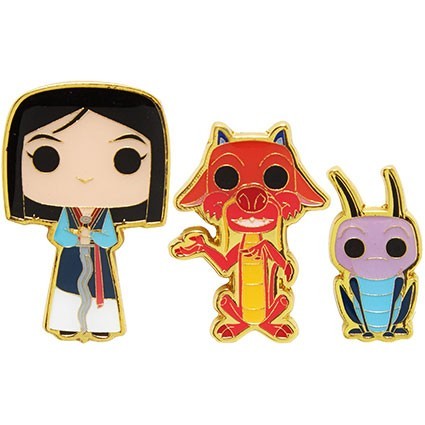 Figur Funko Pop Pins Disney Mulan Mushu & Cri-Kee Limited Edition Geneva Store Switzerland