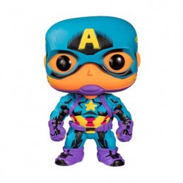 Figur Funko Pop Marvel Blacklight Captain America Limited Edition Geneva Store Switzerland