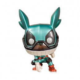 Figur Funko Pop Metallic My Hero Academia Izuku Midoriya Deku with Helmet Limited Edition Geneva Store Switzerland