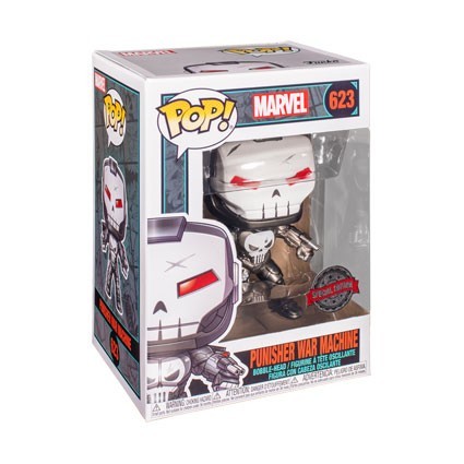 Figur Funko Pop Metallic The Punisher War Machine Limited Edition Geneva Store Switzerland