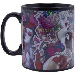 Figurine Paladone Mug XL Harley Quinn Effet Thermique DC Comics Boutique Geneve Suisse