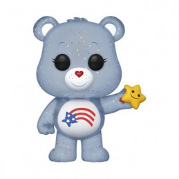 Figurine Funko Pop Glitter Bisounours America Cares Bear Edition Limitée (sans Autocollant) Boutique Geneve Suisse