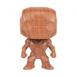 Figur Funko Pop Marvel Iron Man Wood Deco Limited Edition Geneva Store Switzerland