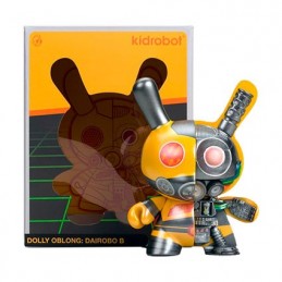 Figuren Kidrobot Dunny Dairobo-B Mecha Half Ray 12,5 cm Gelbe Auflage von Dolly Oblong Genf Shop Schweiz