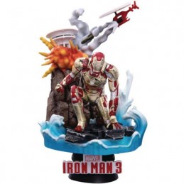 Figurine Beast Kingdom Iron Man 3 15 cm Diorama D-Select Iron Man Mark XLII Boutique Geneve Suisse