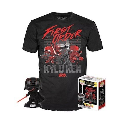 Figur Funko Pop Glow in the Dark andT-shirt Star Wars Kylo Ren Supreme Leader Limited Edition Geneva Store Switzerland