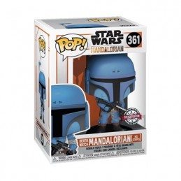 Figurine Funko Pop et T-shirt Star Wars The Mandalorian Death Watch No Stripe Edition Limitée Boutique Geneve Suisse