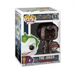 Figurine Funko Pop et T-shirt DC Comics The Joker Chrome Edition Limitée Boutique Geneve Suisse