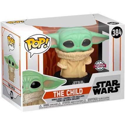 Figur Funko Pop Star Wars The Mandalorian The Child Concerned (Baby Yoda) Limited Edition Geneva Store Switzerland