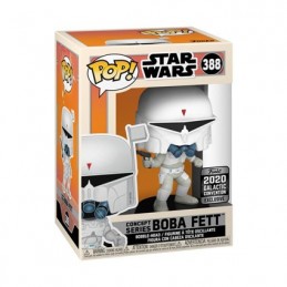 Figur Funko Pop Star Wars Galactic 2020 Boba Fett McQuarrie Concept Limited Edition Geneva Store Switzerland