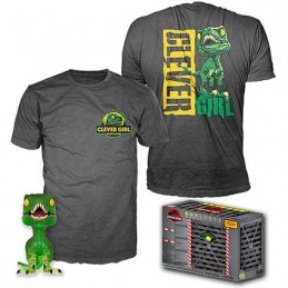 Figur Funko Pop and T-Shirt Jurassic Park Clever Raptor Limited Edition Geneva Store Switzerland