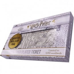 Figur FaNaTtiK Harry Potter Replica Quidditch World Cup Ticket Silver Plated Limited Edition Geneva Store Switzerland