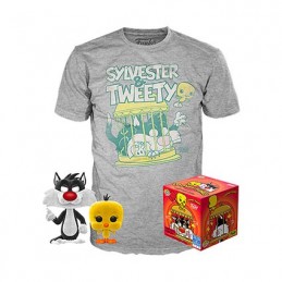 Figur Funko Pop Flocked and T-shirt Looney Tunes Sylvester and Tweety Limited Edition Geneva Store Switzerland