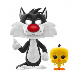 Figur Funko Pop Flocked and T-shirt Looney Tunes Sylvester and Tweety Limited Edition Geneva Store Switzerland