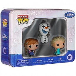 Figur Funko Pop! Pocket Tins Disney Frozen Anna, Olaf and Elsa 3 pack Limited Edition Geneva Store Switzerland