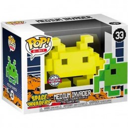 Figur Funko Pop Space Invaders Medium Invader Yellow 8-Bit Limited Edition Geneva Store Switzerland